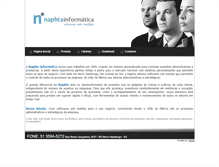 Tablet Screenshot of naphta.com.br